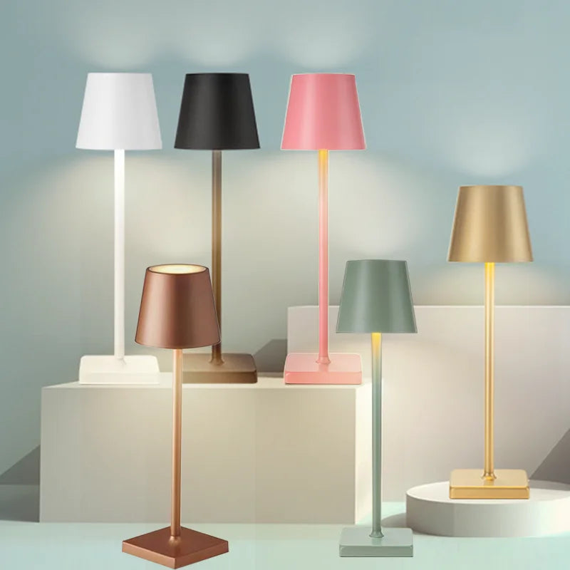 LED Desk Lamp – 3 Color Modes & Touch Dimming | USB Powered