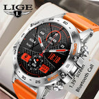 Bluetooth Military Smartwatch | IP68 Waterproof, Shock-Resistant & Ideal for Outdoor Sports and Fitness Tracking
