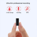 Voice Activated Recorder – Mini Audio Device | Rechargeable Battery