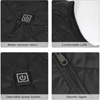 Women's Heated Gilet | 9 Heating Zones, Rechargeable & Lightweight for Cold Weather Adventures