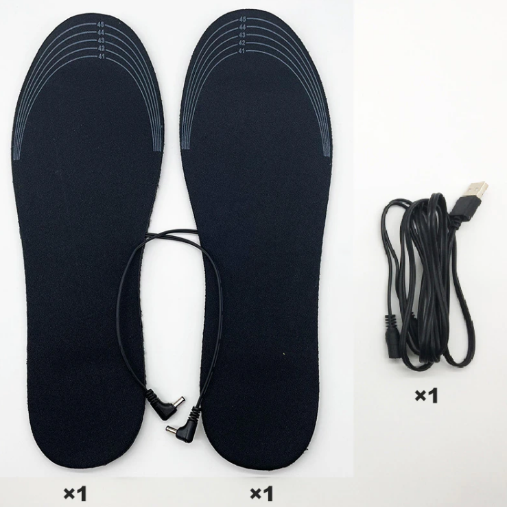 Rechargeable Electric Heated Insoles | Ultra-Thin, Breathable & Perfect for Cold Weather Footwear
