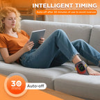 Electric Heating Ankle Massager | 3 Heat Settings, Vibration Modes & Timer for Ankle Pain Relief and Sports Recovery