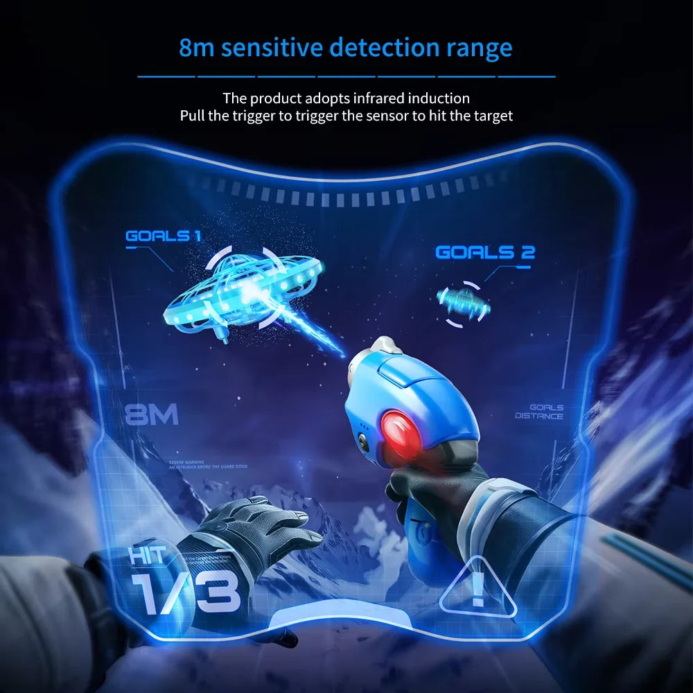 Hovering UFO Drone | Hand Gesture Control, Infrared Induction & Easy Auto-Hover for Kids