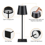 LED Desk Lamp – 3 Color Modes & Touch Dimming | USB Powered