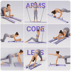 2-in-1 Ab & Ski Board | Core Sculpting, Resistance Bands & Compact Design for Home Gym Workouts