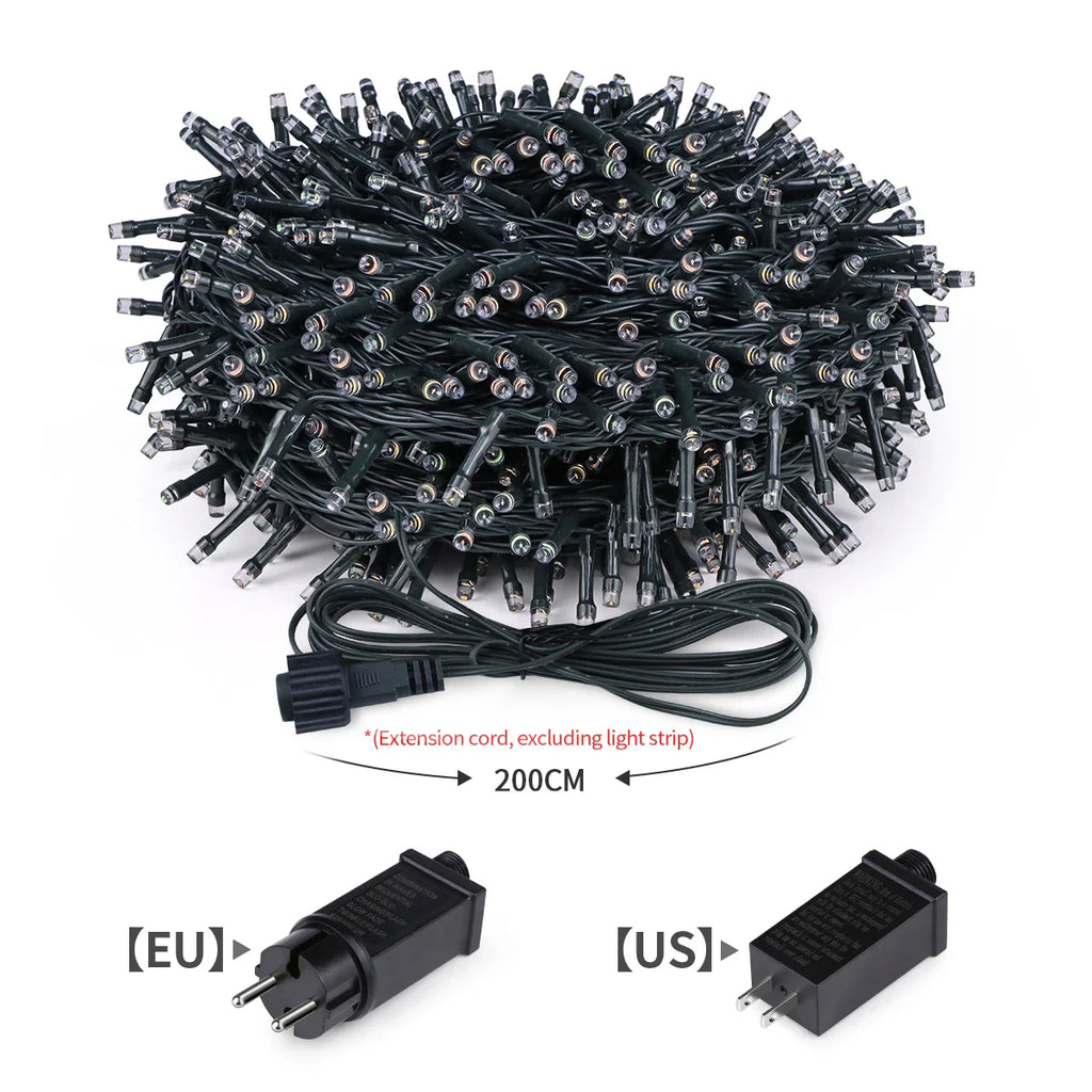 LED String Lights | IP65 Waterproof, Ultra Bright 24V Fairy Lights for Outdoor Wedding, Garden, and Holiday Decorations
