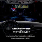 Front and Rear Dash Cam – Loop Recording & Emergency Lock