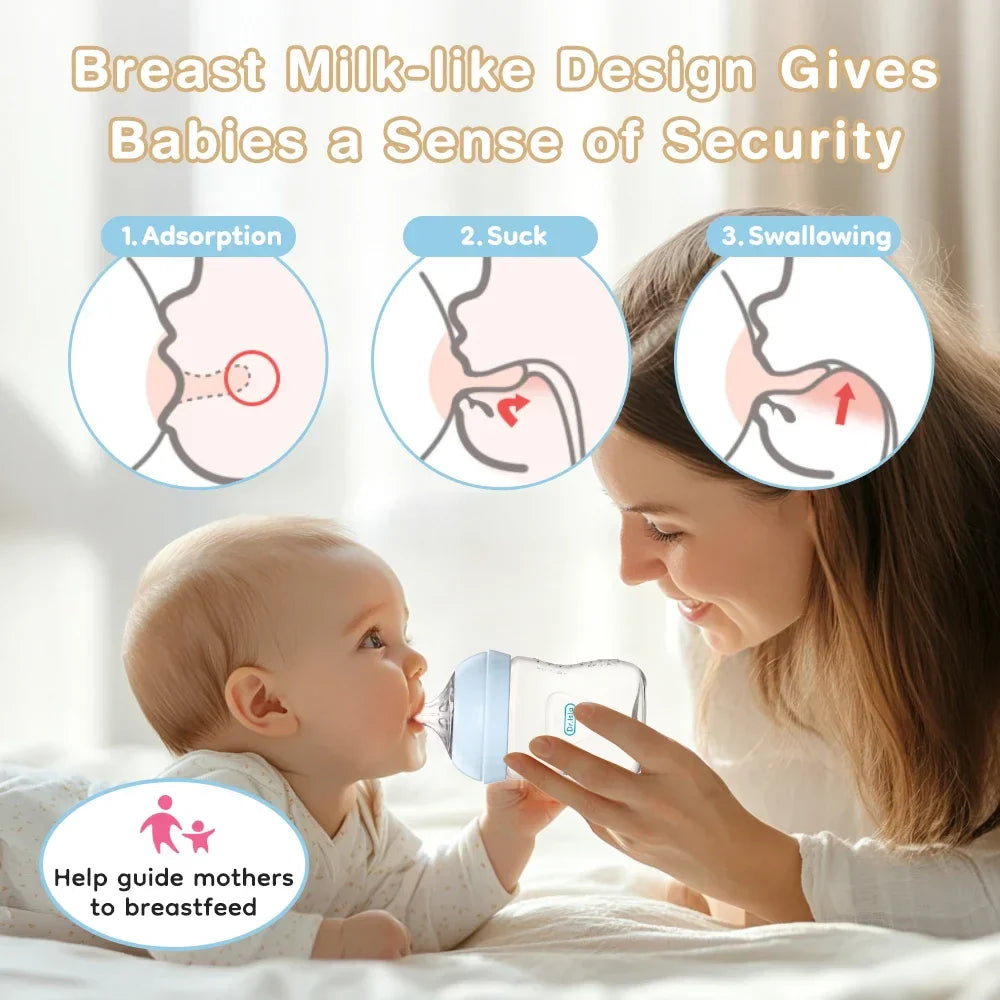 Baby Feeding Bottle | BPA-Free, Anti-Colic & Easy Clean Design for Newborns and Infants