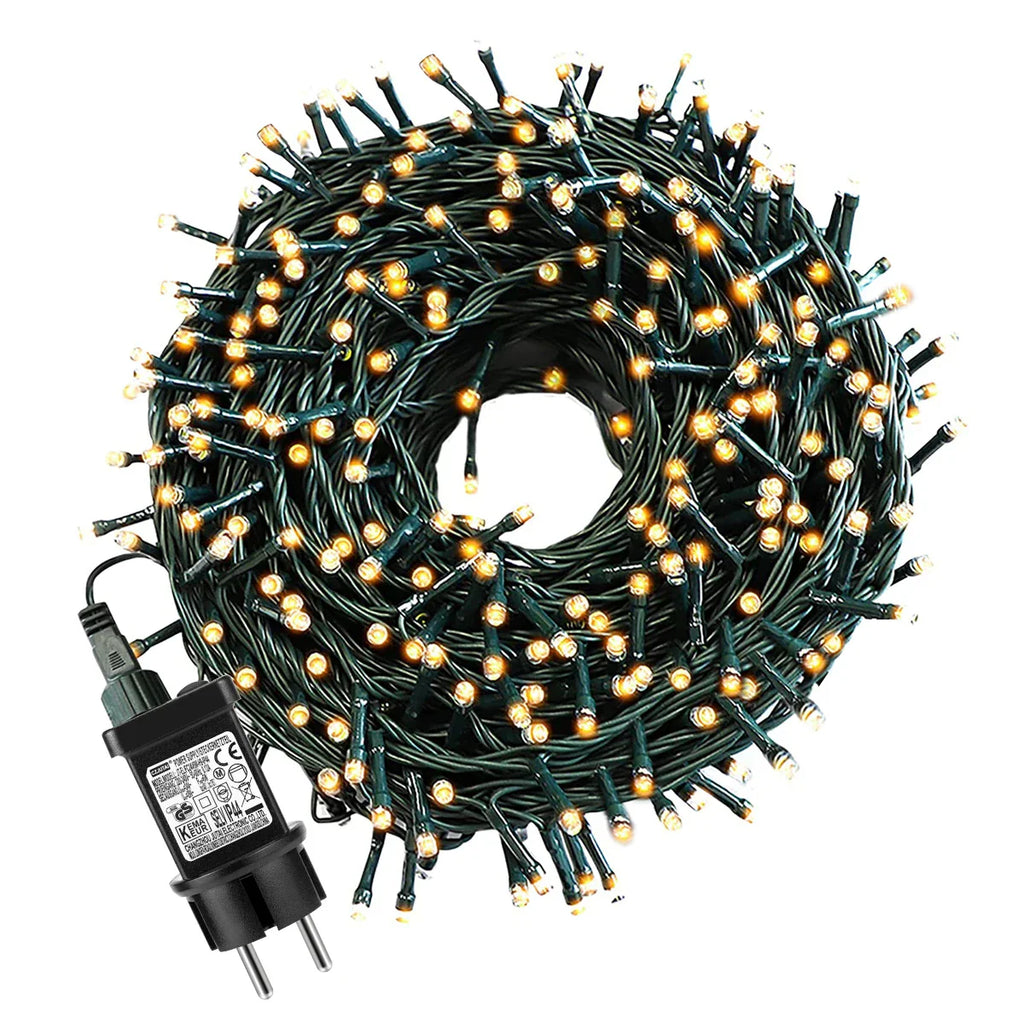 LED String Lights | IP65 Waterproof, Ultra Bright 24V Fairy Lights for Outdoor Wedding, Garden, and Holiday Decorations