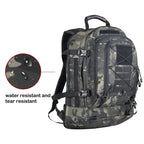 60L Military Tactical Backpack - Expandable Waterproof Rucksack for Camping, Hiking, Travel & Outdoor Adventures
