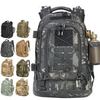 60L Military Tactical Backpack - Expandable Waterproof Rucksack for Camping, Hiking, Travel & Outdoor Adventures