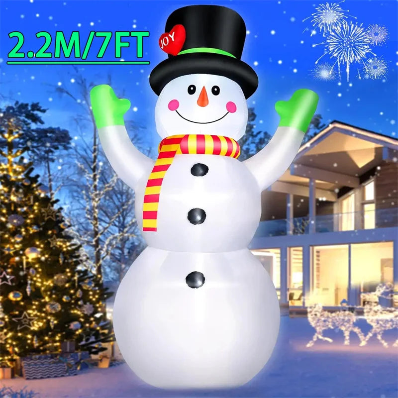 Inflatable Santa Claus Christmas Decoration | 6FT LED Lighted Holiday Decor for Indoor & Outdoor Use