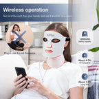 7 Color LED Face & Neck Mask – High Density Light Coverage
