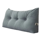 Bed Wedge Pillow – Long Upright Back Support | Corduroy Cover