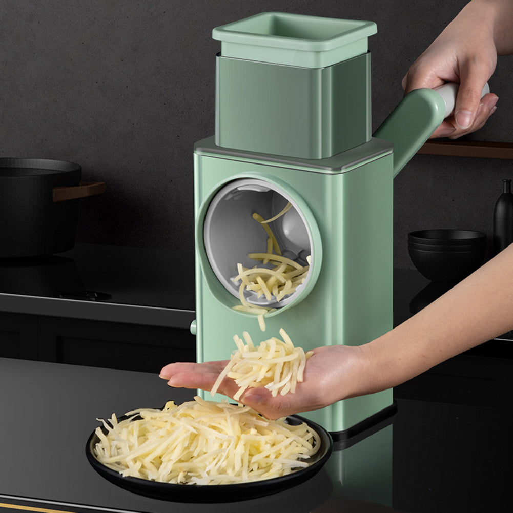 Heavy Duty Manual Vegetable Slicer | Sharp Blades, Suction Base & Versatile for Efficient Food Prep