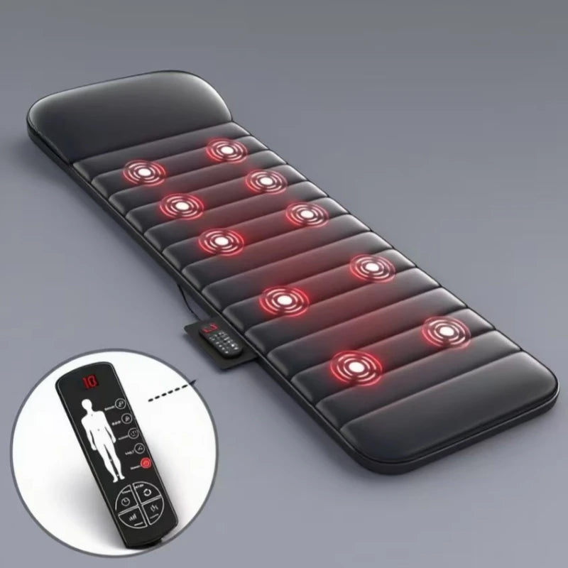 Vibrating Massage Mattress – Full Body Relaxation | Remote Operated