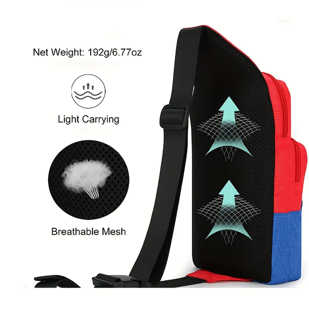 Waterproof Travel Bag for Nintendo Switch | Durable, Adjustable Crossbody Design for Console Accessories & Gaming On-the-Go
