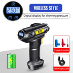Portable 12V Tire Inflator – Air Compressor for Car & Bike