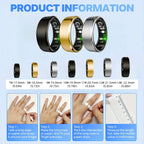 Smart Ring Activity Tracker – Sleep & Stress Monitoring | 24/7 Monitoring