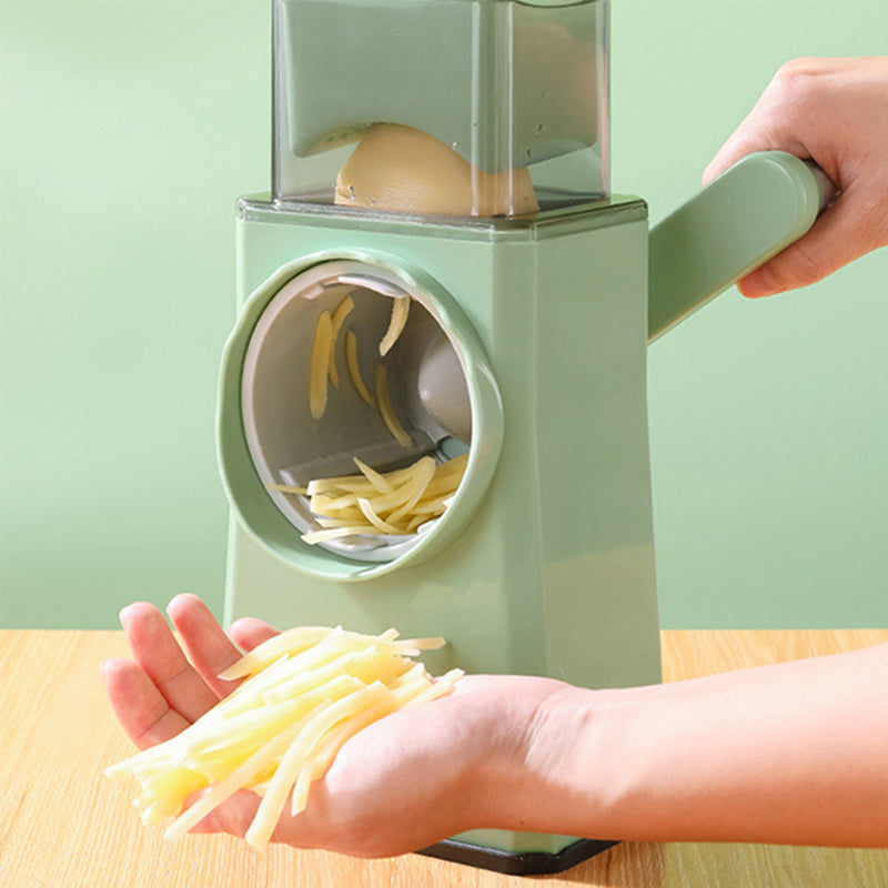 Heavy Duty Manual Vegetable Slicer | Sharp Blades, Suction Base & Versatile for Efficient Food Prep