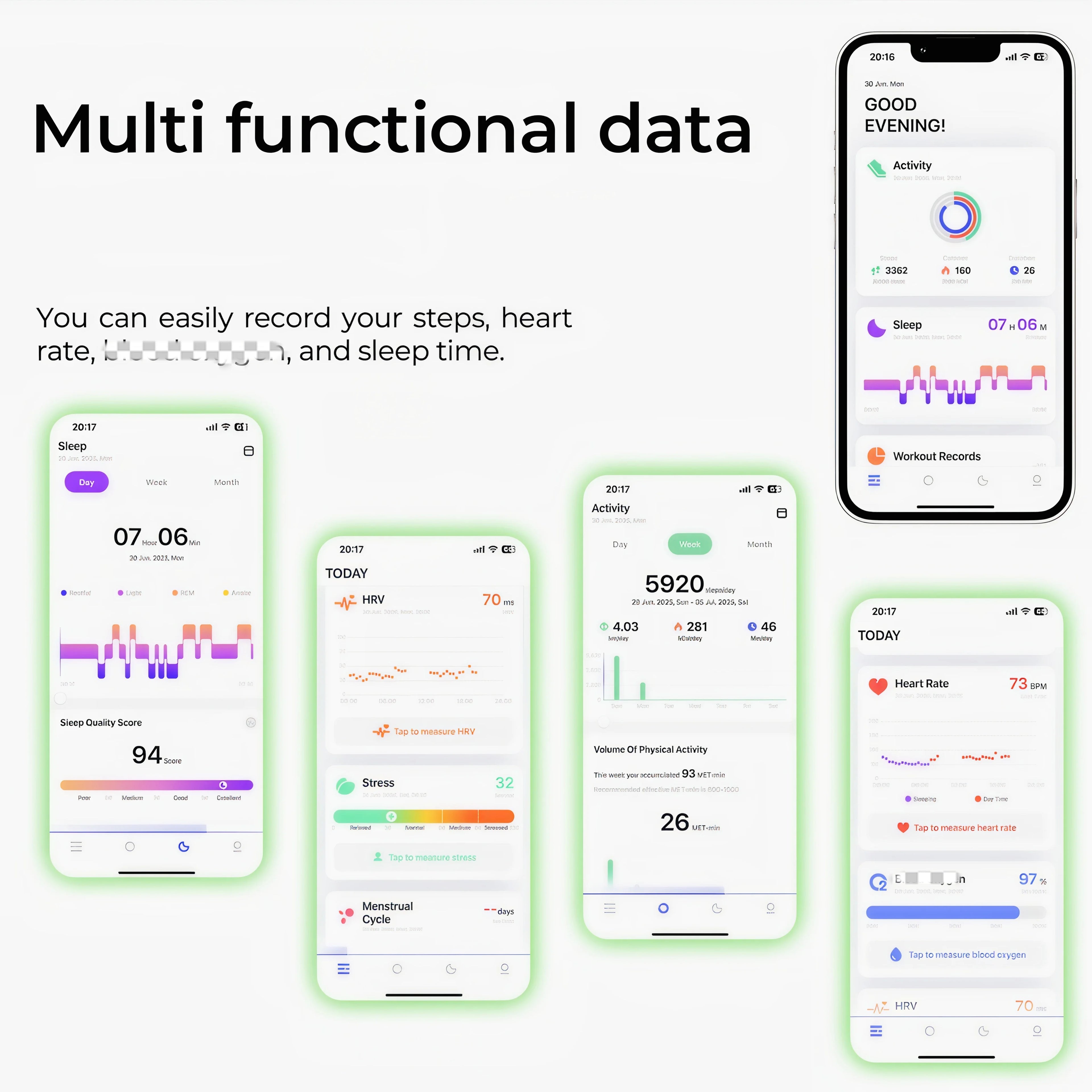 Smart Ring Activity Tracker – Sleep & Stress Monitoring | 24/7 Monitoring