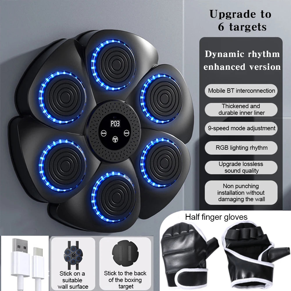 Boxing Reaction Wall Target – LED Light Target | Home Training Equipment