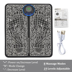 EMS Foot Massager Mat – 8 Modes & 19 Levels | Rechargeable