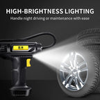 Portable 12V Tire Inflator – Air Compressor for Car & Bike