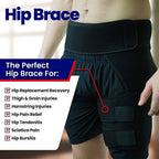 Thigh Muscle Support – Stabilizing Compression Wrap|Unisex Adjustable