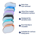 Crystal Hair Remover | Pain-Free Exfoliation with Ultra-Fine Surface for Sensitive Skin & Everyday Use