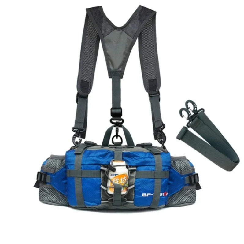 Outdoor Sports Waist Backpack for Hiking, Running, and Cycling - Lightweight, Adjustable, Water-Resistant Design