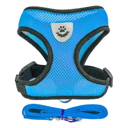 Cat Harness with Lead Leash Adjustable