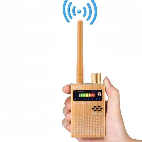 Spy Detector Device | RF Bug Detector, Hidden Camera & GPS Tracker Finder with Laser Lens - Anti-Spy Signal Protection
