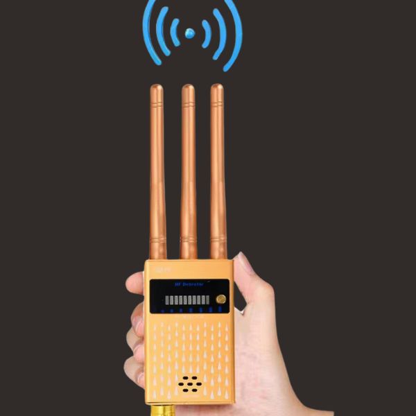 Spy Detector Device | RF Bug Detector, Hidden Camera & GPS Tracker Finder with Laser Lens - Anti-Spy Signal Protection