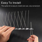 Stainless Steel Squirrel Spikes | Humane, Weather-Resistant Deterrent for Birds and Squirrels, Easy Installation