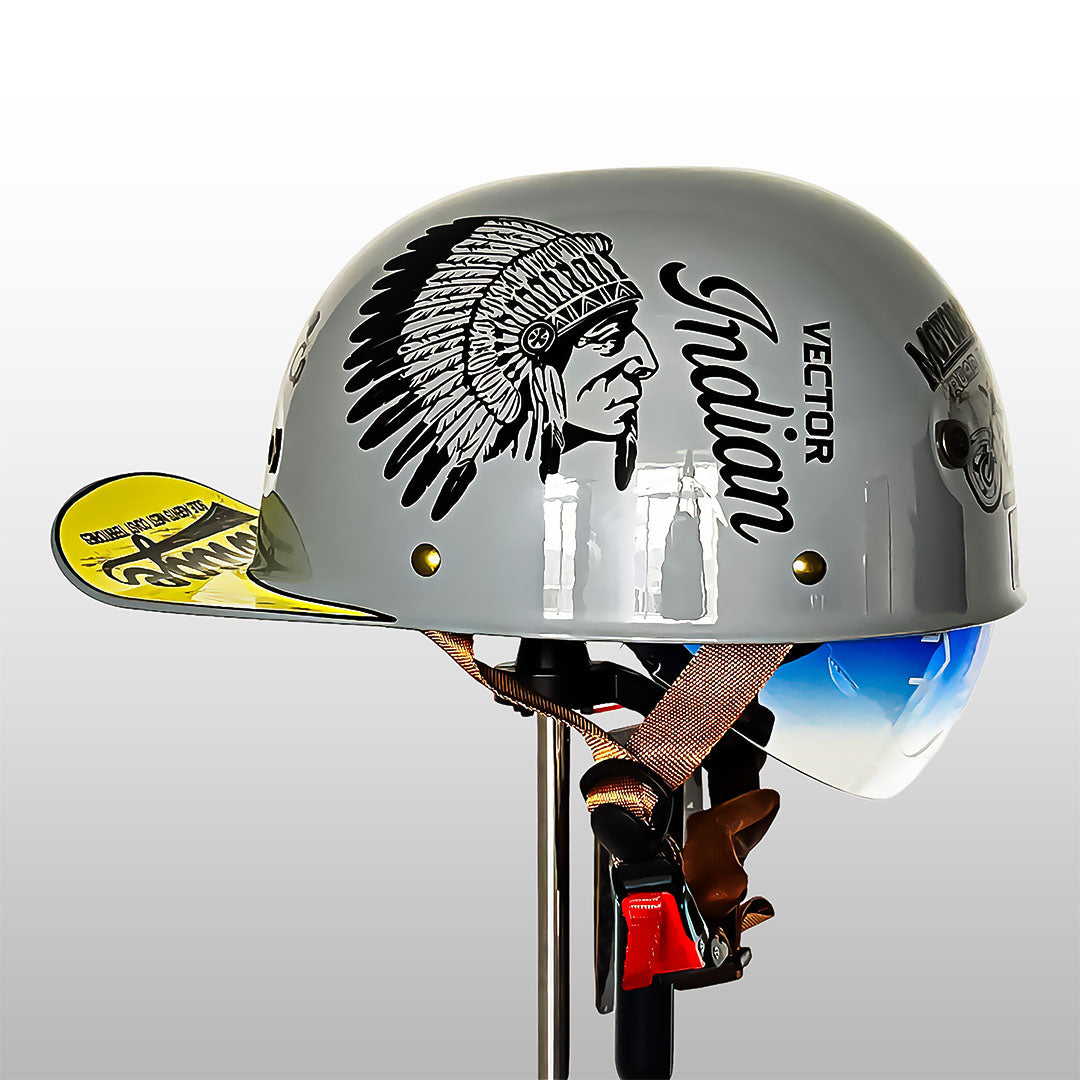 Motorcycle Helmet | DOT & ECE Certified, Lightweight ABS Shell & Breathable Comfort Liner for Urban Riding