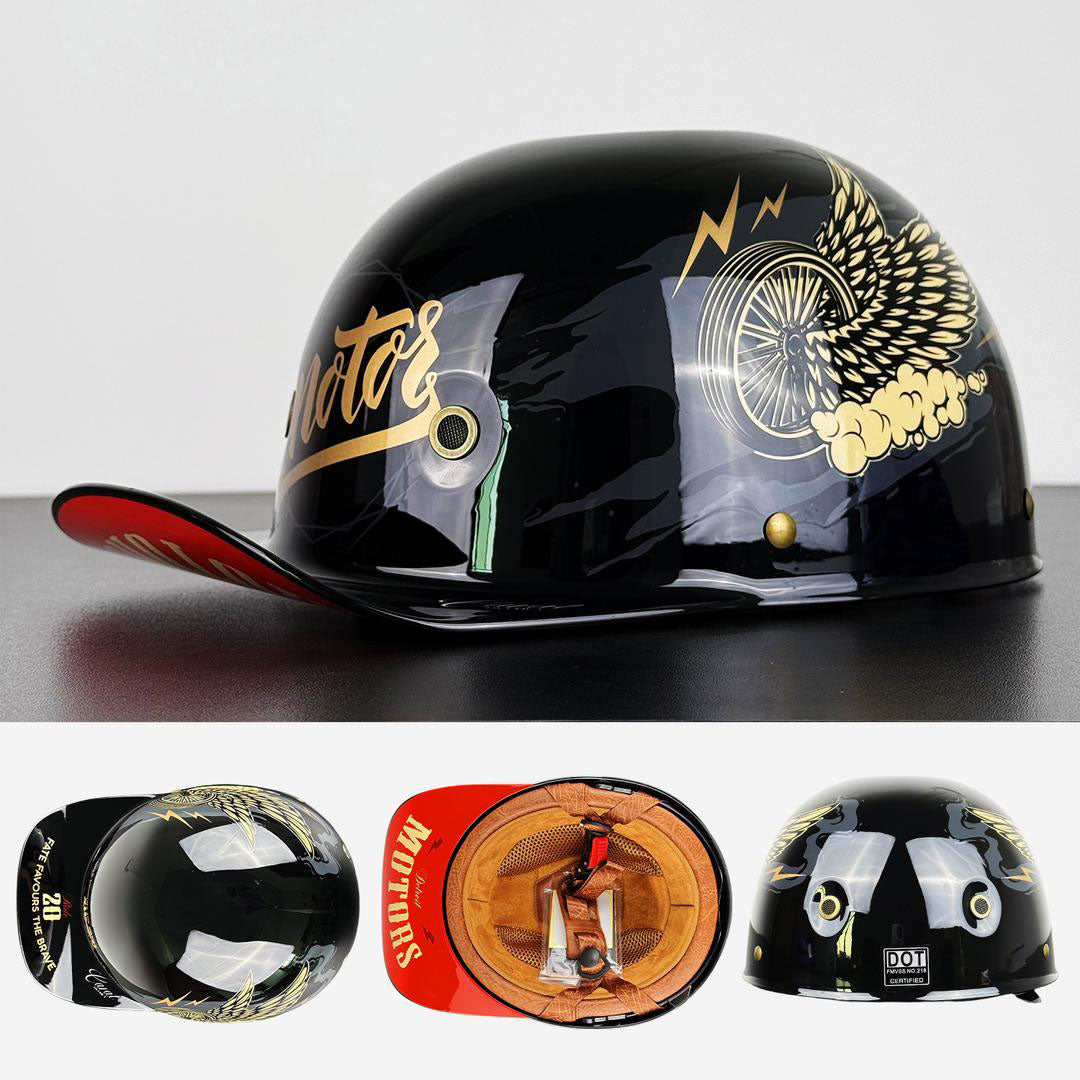 Motorcycle Helmet | DOT & ECE Certified, Lightweight ABS Shell & Breathable Comfort Liner for Urban Riding