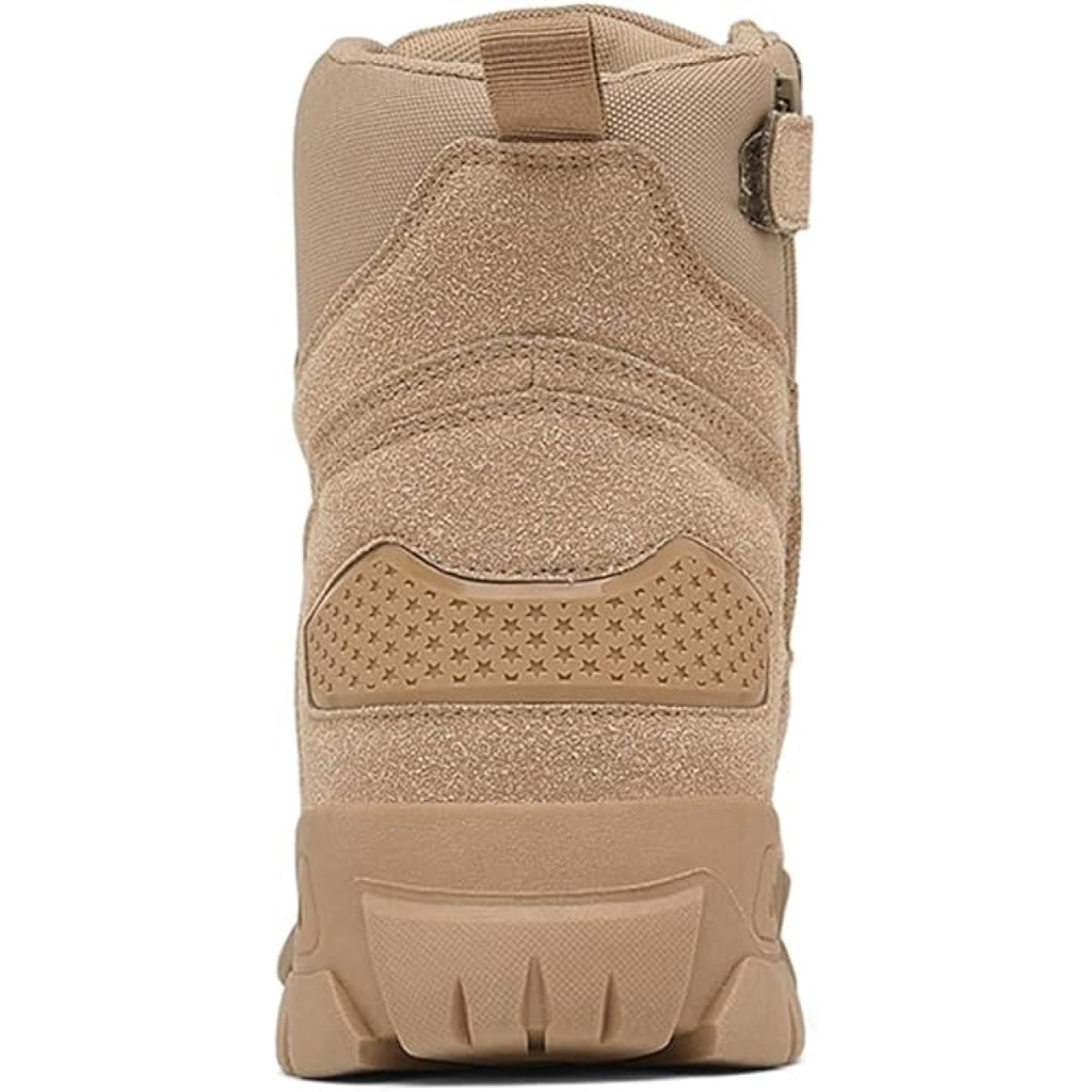 Men’s Tactical Boots – Lightweight Military Boots – Waterproof Winter Footwear – Motorcycle & Work Safety Shoes