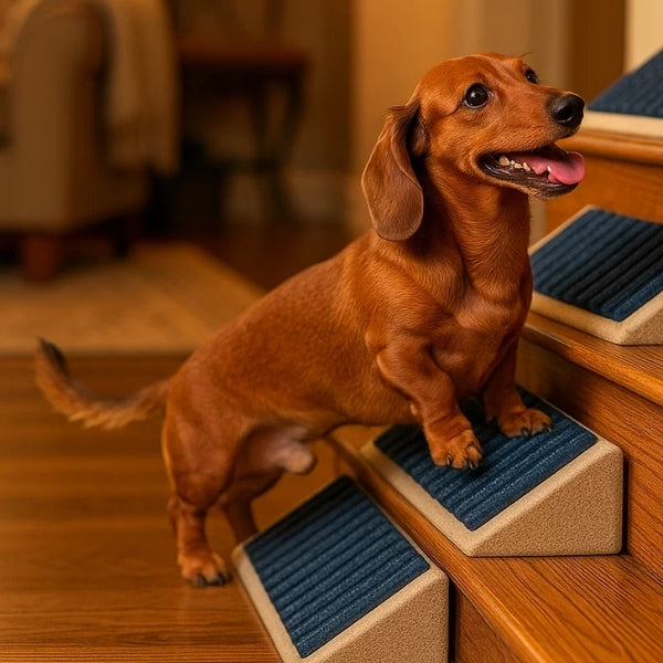 Modular Pet Ramp for Stairs | Non-Slip, Eco-Friendly Design & Ideal for Small Dogs, Cats, Seniors & Indoor/Outdoor Use