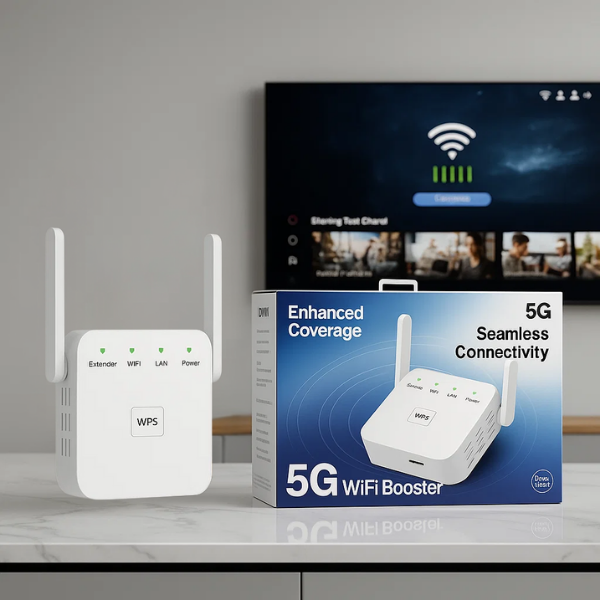 UltraXtend 5G WiFi Booster – High-Speed WiFi Extender for Stronger Internet Connection