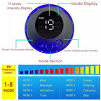 EMS Abs Stimulator | 10 Intensity Levels & 6 Modes for Full-Body Workouts at Home or On-the-Go
