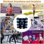 EMS Abs Stimulator | 10 Intensity Levels & 6 Modes for Full-Body Workouts at Home or On-the-Go