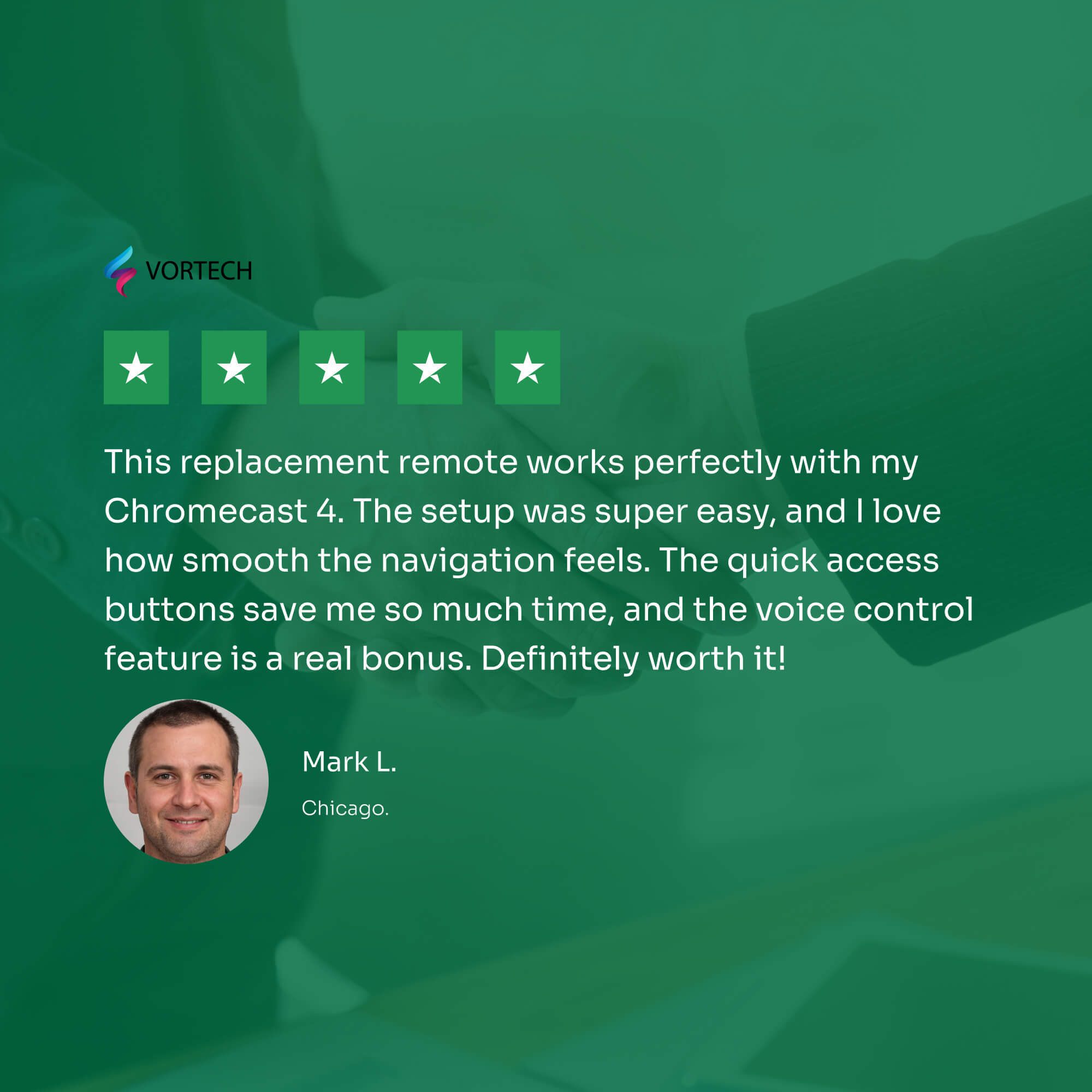 Chromecast 4 Replacement Remote | Easy Navigation & Quick Access for Seamless Streaming Experience