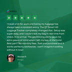 4G Luggage GPS Tracker with Real-Time Location | No Subscription, Geofencing Alerts & Anti-Theft Design for Travel Security