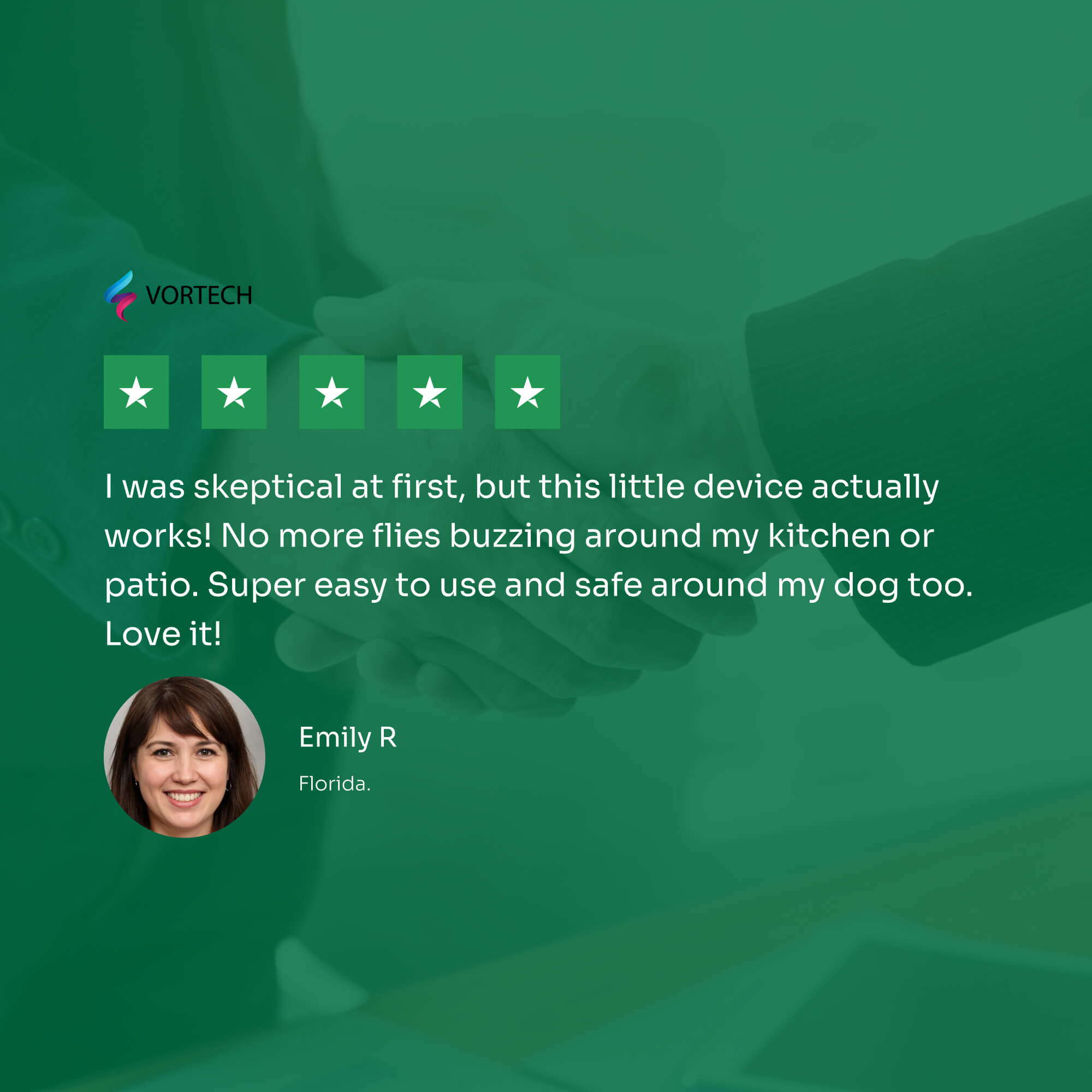 Portable Ultrasonic Fly Repellent | Battery Operated, Pet-Friendly & Ideal for Indoor and Outdoor Use