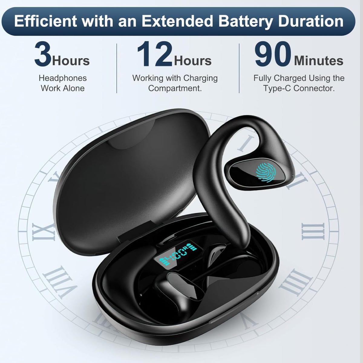 Translator earpiece for seamless communication in multiple languages. Ideal for travel and business with real-time language translation.