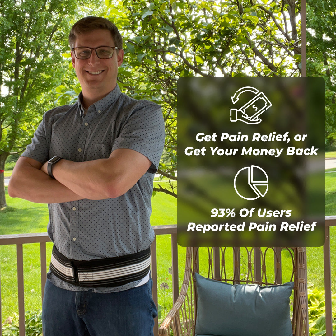 Back Support Belt | Doctor-Backed, Adjustable & Lightweight for Sciatica Relief and Daily Comfort