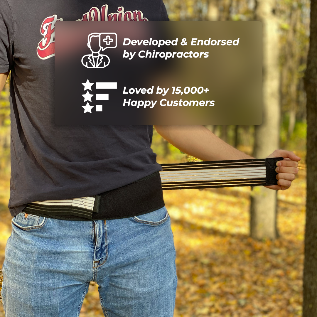 Back Support Belt | Doctor-Backed, Adjustable & Lightweight for Sciatica Relief and Daily Comfort