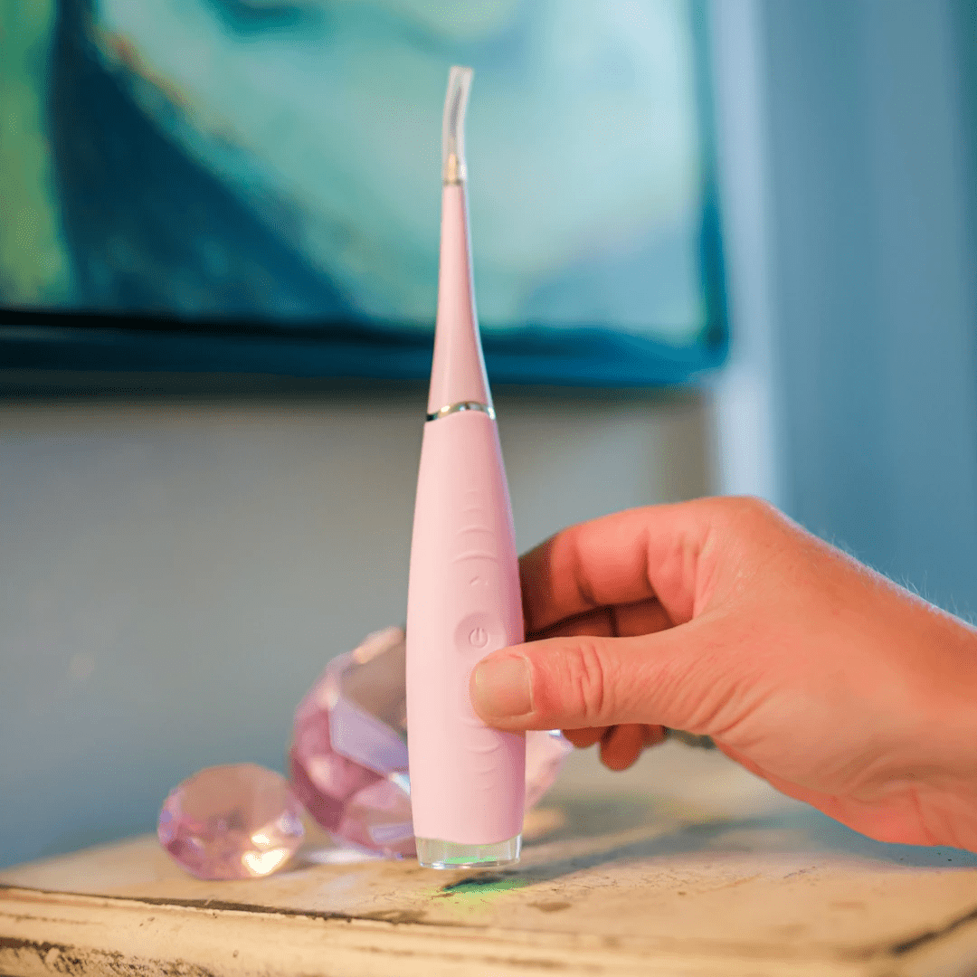 Ultrasonic Plaque Remover | High-Frequency Vibration, Waterproof & Portable for Home Dental Care