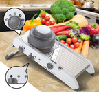 18-in-1 Vegetable and Fruit Mandoline Slicer | Adjustable Thickness, Razor-Sharp Blades & Safe for Easy Meal Prep
